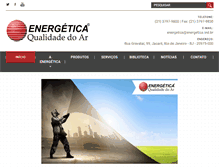 Tablet Screenshot of energetica.ind.br